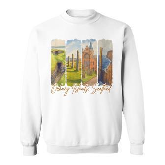 Orkney Islands Scotland Traveling Trip Brushstroke Souvenir Tank Top Sweatshirt Unisex | Mazezy