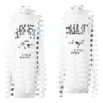 Panama City FL JN1 Vintage Athletic Blue Tank Top Sweatshirt Unisex | Mazezy