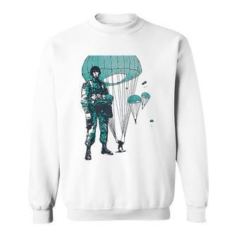 Parachute De Parachute De L'armée Aérienne Sweater e - Cadeauxyz