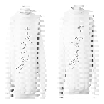 Path To The Cross – Faith And Direction Christian Sweatshirt Unisex | Mazezy