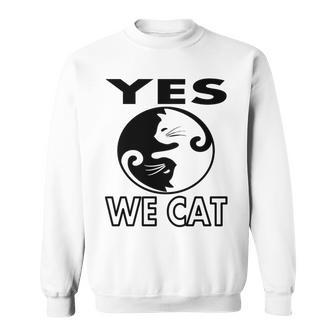 Pour Amoureux Des Chats Miau Idée Cadeau Manche Longue Sweater e - Cadeauxyz