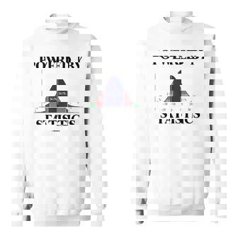 Powered Bytatistics ベルカーブ オタク ユーモア スウェットシャツ - Kawaiitshirt