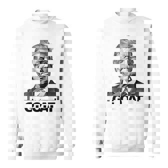 President Trump Goat USA Sweatshirt - Monsterry