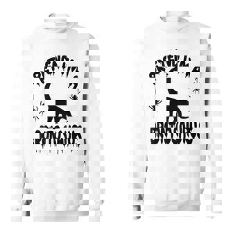 Pretend I'm A Brontosaurus Spooky Cute Simple Quick Dinosaur Sweatshirt Unisex | Mazezy