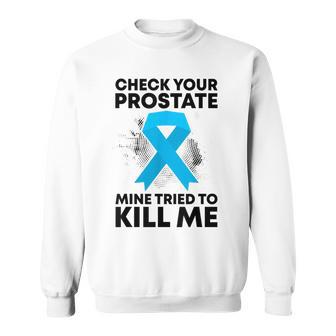 Prostate Cancer Free Awareness Month Survivor Sweatshirt - Thegiftio UK