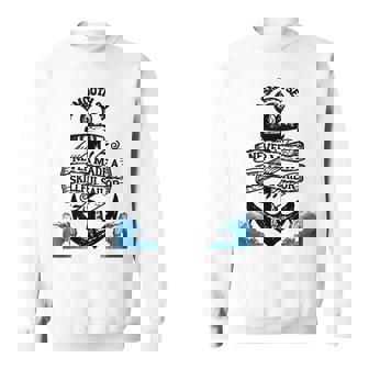 Proud Seaman Captain Husband Papa Daddy Anchor Print Graphic Tank Top Sweatshirt Unisex | Mazezy