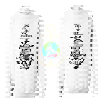 Proud Ship Seaman Captain Husband Daddy Anchor Print Graphic Tank Top Sweatshirt Unisex | Mazezy