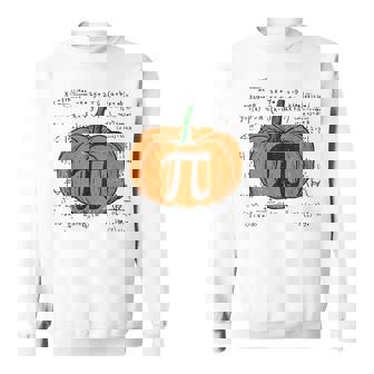 Pumpkin Pi Math Costume Pumpkin Pie Math Professor Halloween Sweatshirt - Thegiftio