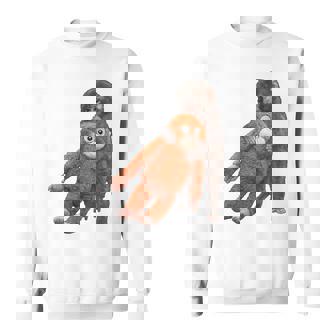 Punch The Monkey Meme X Ape Cute Punch Monkey Baby Meme スウェットシャツ - Kawaiitshirt