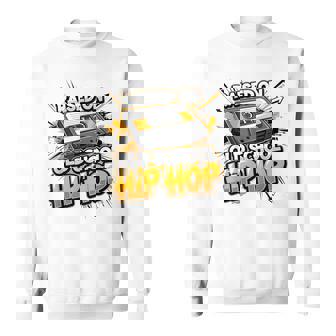 Raised On Old School Hip Hop Cassette Graffiti Rap For Men Sweatshirt Unisex | Mazezy