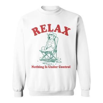 Relax Nothing Is Under Control Chill Golden Retriever Sweatshirt - Thegiftio UK