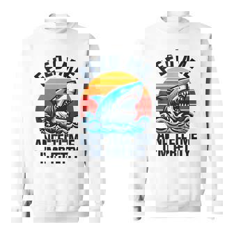 Retro Feed Me And Tell Me I'm Pretty Shark Ocean Biologists Tank Top Sweatshirt Unisex | Mazezy