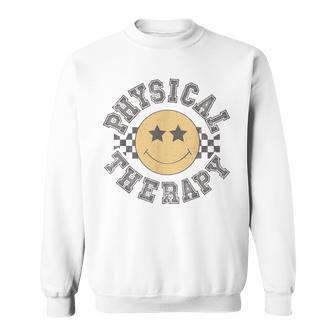 Retro Physical Therapy Physical Therapist Pt Month Sweatshirt - Thegiftio UK