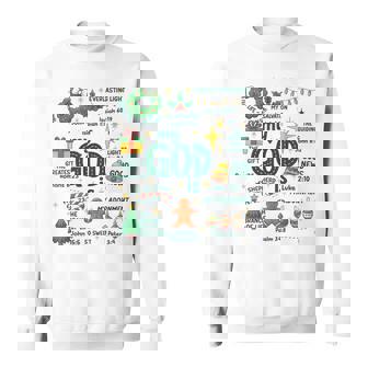 Retro Religious Christmas My God Jesus Is The Reason Sweatshirt - Monsterry