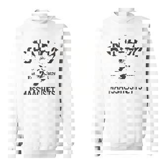 Retro Salem Massachusetts MA Vintage Halloween Witch Costome Tank Top Sweatshirt Unisex | Mazezy