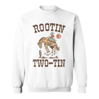 Rootin Two-Tin It's My 2Nd Birthday Cowboy Bday Boys Sweatshirt - Thegiftio UK