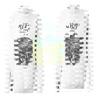 Roseau Dominica Vintage Watercolor Scene Culture Travel Tank Top Sweatshirt Unisex | Mazezy