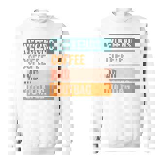 Weekends Coffee And Footbag Hobby Premium Sweatshirt Unisex | Mazezy