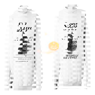 Salem Massachusetts Cat Halloween Witch Sweatshirt Unisex | Mazezy