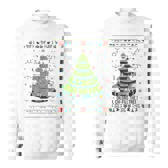 Science Christmas Ugly Sweater Chemistry Tree Oh Chloro-Fill Sweatshirt Unisex | Mazezy