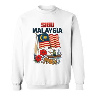 Sibu Malaysia Souvenir Traveling Sweatshirt Unisex | Mazezy