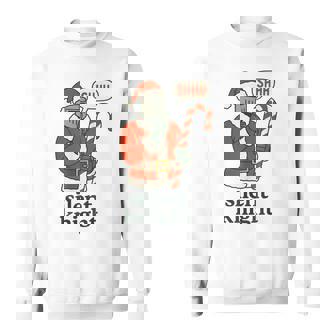 Silent Santa Knight Medieval Christmas Candy Cane Festive Sweatshirt Unisex | Mazezy