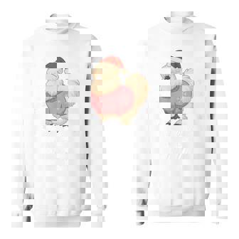 Silky Chicken- Cute Bantam Christmas Sweatshirt - Thegiftio