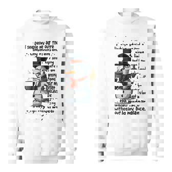 Snowman I See People My Age Out There Climbing Mountains Sweatshirt Unisex | Mazezy