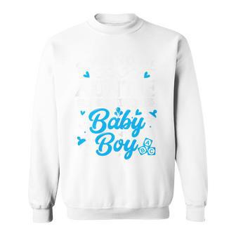 Soon To Be Auntie Of A Beautiful Baby Boy Baby Shower Sweatshirt - Thegiftio