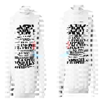 Sorry I Wasn't Listening Grandbabies On My Mind Sweatshirt Unisex | Mazezy