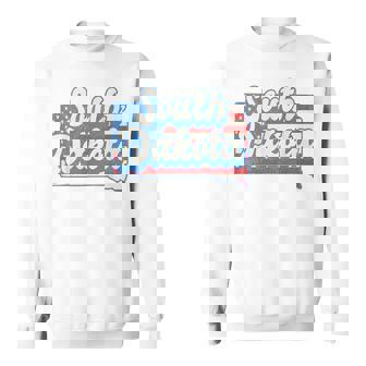 South Dakota American Flag Tribute Sweatshirt Unisex | Mazezy