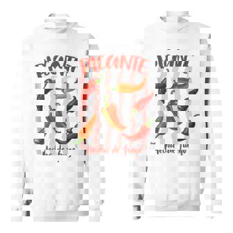 Spanish Spicy Farmers Market Pepper Picante Hecha De Fuego Tank Top Sweatshirt Unisex | Mazezy