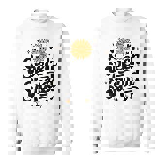 Speech Language Therapy Slp Speech Squad Sweatshirt - Monsterry