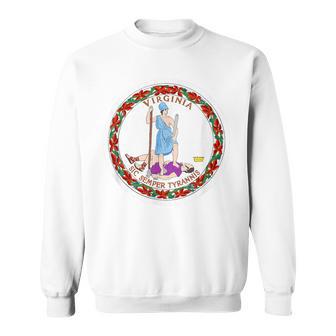 State Flag Of Virginia Sweatshirt Unisex | Mazezy