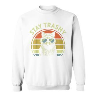 Stay-Trashy Raccoon Feral Cute Trash-Panda Toddler Sweatshirt - Thegiftio UK