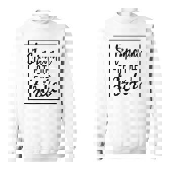 Stepmom Of The Bride Stepmother Step Mother Mom Sweatshirt Unisex | Mazezy