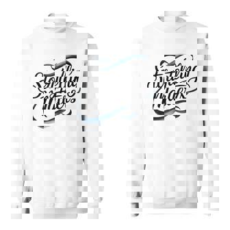 Storytelling Matters Creative Writer Quote Book Reading Lite Sweatshirt Unisex | Mazezy