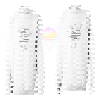 Sun's Out Guns Out Vaporwave Premium Sweatshirt Unisex | Mazezy