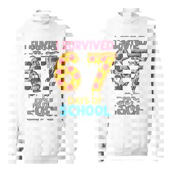 I Survived 67 Days Of School Pizza Six Seven Teacher Sweatshirt Unisex | Mazezy