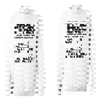 Texas Guide To Using Y'All Sweatshirt Unisex | Mazezy