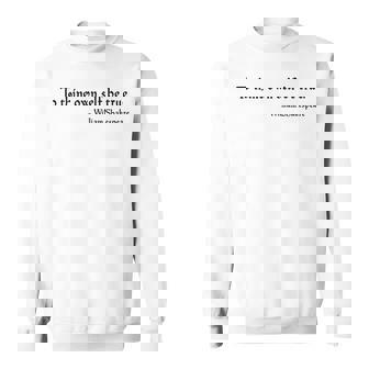 To Thine Ownelf Be True ウィリアム・シェイクスピア ハムレット スウェットシャツ - Kawaiitshirt