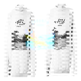 Toronto Canada Vintage Watercolor Scenic Nature Travel Tank Top Sweatshirt Unisex | Mazezy