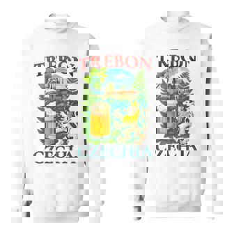 Trebon Czechia Lion Beer Czech Republic Souvenir Sweatshirt Unisex | Mazezy