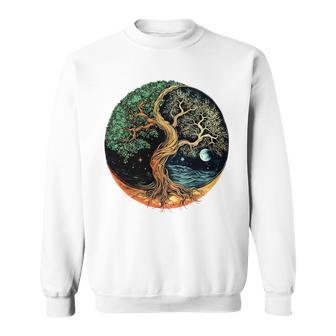 Tree Of Life Yin Yang Sweatshirt - Thegiftio UK