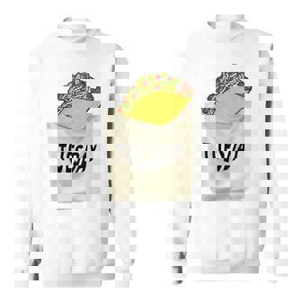 Trendy Taco Tuesday Pocket Food Humour スウェットシャツ - Kawaiitshirt