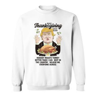 Trump Thanksgiving Make Thanksgiving Great Again Sweatshirt - Monsterry