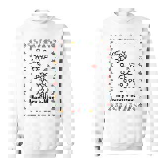 Ugly Sweater Science Christmas Chemistry Teacher Merry Ch4 Sweatshirt Unisex | Mazezy