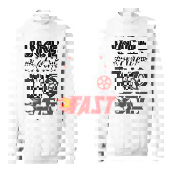 Uncle Of The Two Fast 2nd Birthday Racing Car Family Sweatshirt Unisex | Mazezy