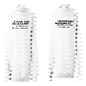 Undiagnosed But I'm Prettyure ブラックフォント スウェットシャツ - Kawaiitshirt