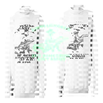 Undiagnosed But Something Ain't Right Raccoon Sweatshirt | Seseable FR